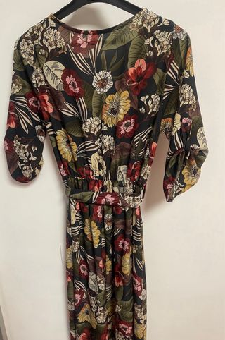 Vestido largo estampado