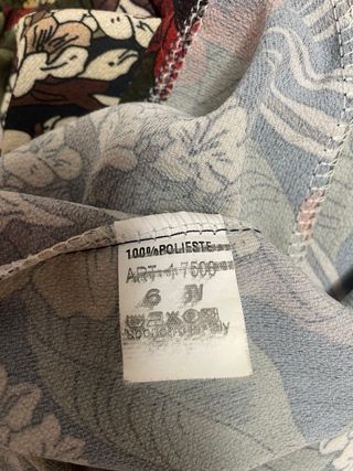 Vestido largo estampado