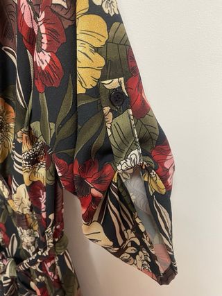 Vestido largo estampado