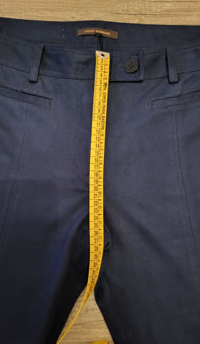 Pantalones mujer azul marino T 42