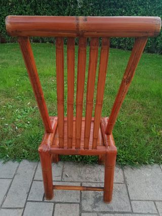 Sedia etnica in bambù