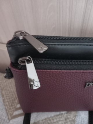 Borsa tracolla bordeaux Prima donna