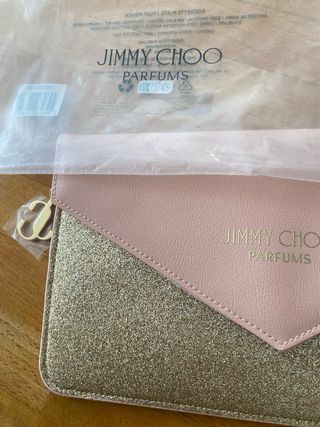 Pouche Bolso clutch porta cosméticos Jimmy Choo