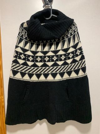 Poncho lana y angora Women'secret