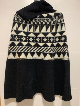 Poncho lana y angora Women'secret