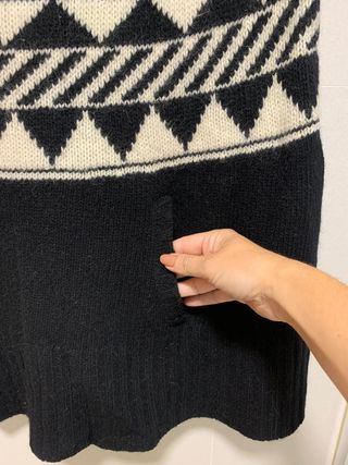 Poncho lana y angora Women'secret