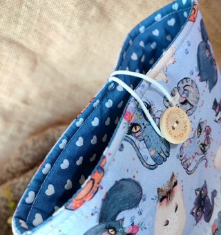 Funda para libros gatitos