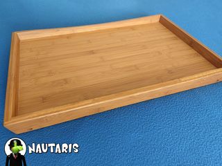 Bandeja de cama estilo bambú A loja do gato preto