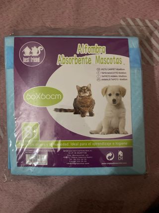 Alfombra absorvente para perro y gato