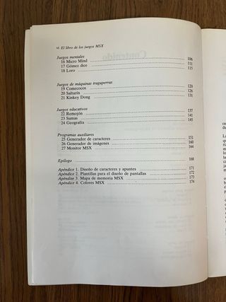 El libro de juegos MSX Jim Gregory