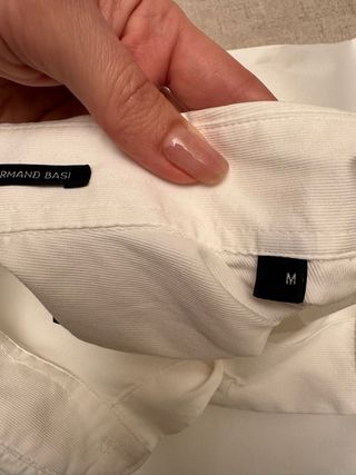 Camisa blanca, formal, hombre, Armani