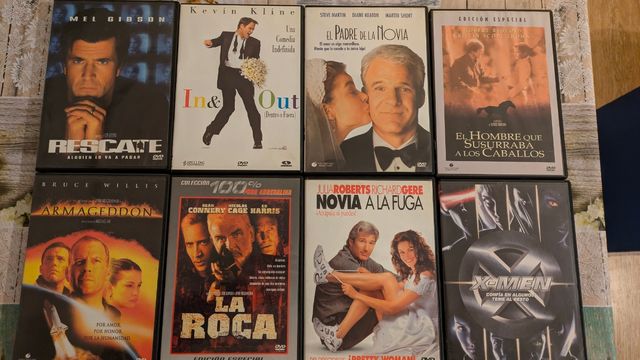 Lote 8 películas DVD