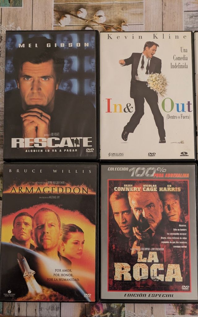 Lote 8 películas DVD