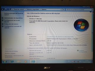 Portátil Acer Aspire 1642ZLMi