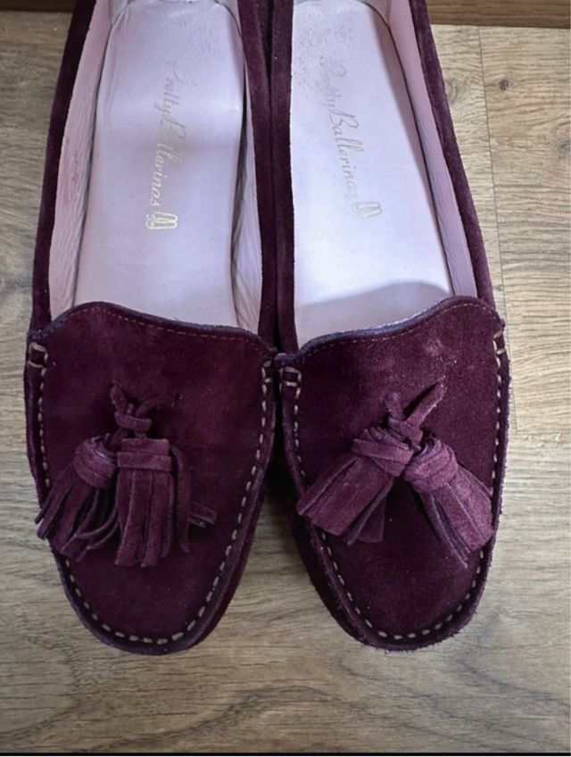 Mocasines Pretty Ballerinas burdeos/granate