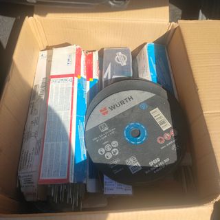 Discos corte flexo pequeño y electrodos