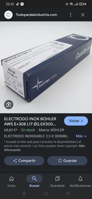 Discos corte flexo pequeño y electrodos
