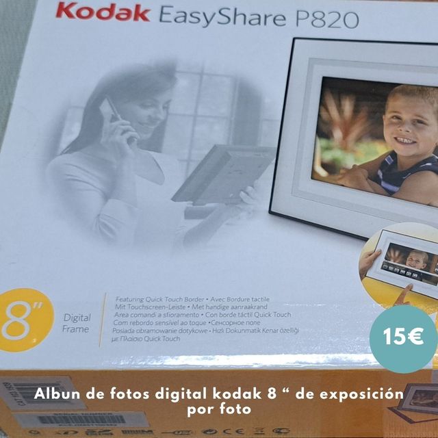 Porta fotos album digital Kodak