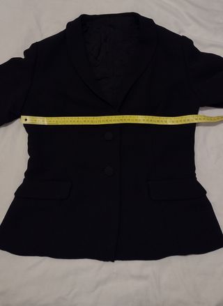 Chaqueta blazer negro mujer