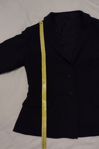 Chaqueta blazer negro mujer