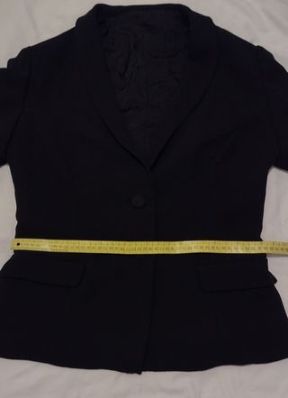 Chaqueta blazer negro mujer