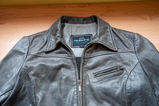Cazadora de piel gris Redskins