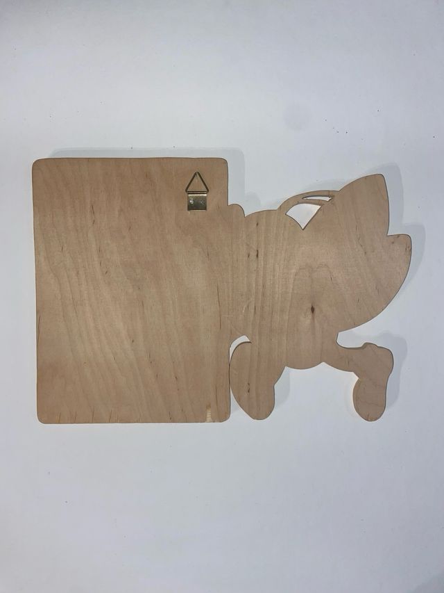 Cornice di legno bambino in legno nuova