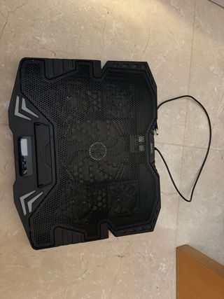 Soporte y ventilador pc