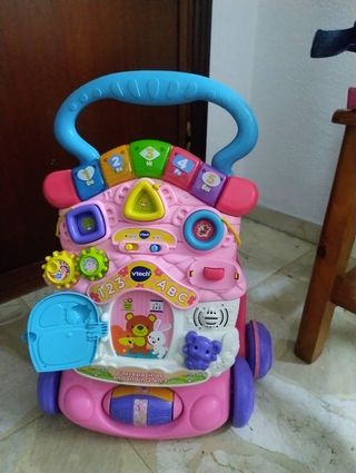 Andador/ correpasillos rosa