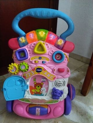 Andador/ correpasillos rosa