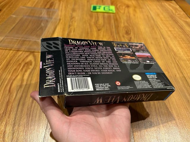 Dragon View Super Nintendo snes ntsc