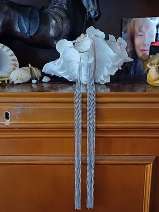 PENDIENTES LARGOS CON VARIAS CADENAS