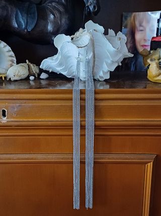 PENDIENTES LARGOS CON VARIAS CADENAS