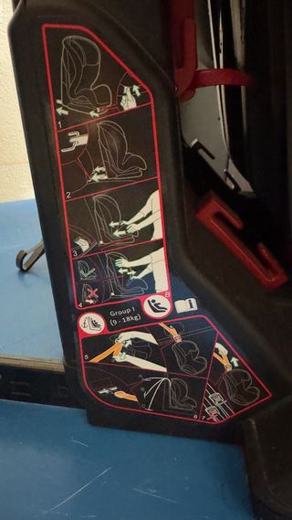 Silla coche grupo 1, 2 y 3