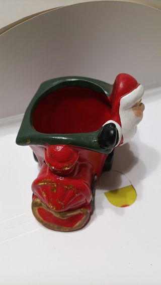 Piccolo porta vaso Babbo Natale