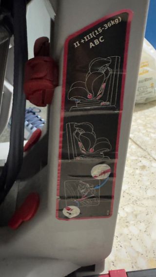 Silla coche grupo 1, 2 y 3