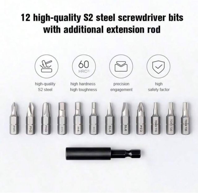 Destornillador eléctrico XiaomiCOMPLETAMENTE NUEVO