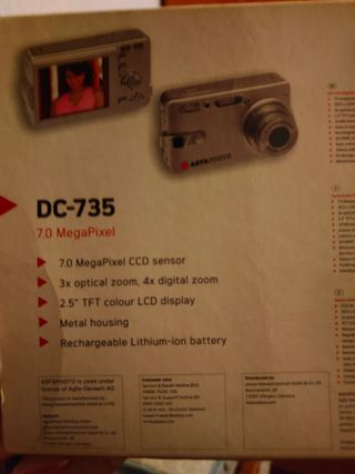 Cámara de fotos digital Agfa