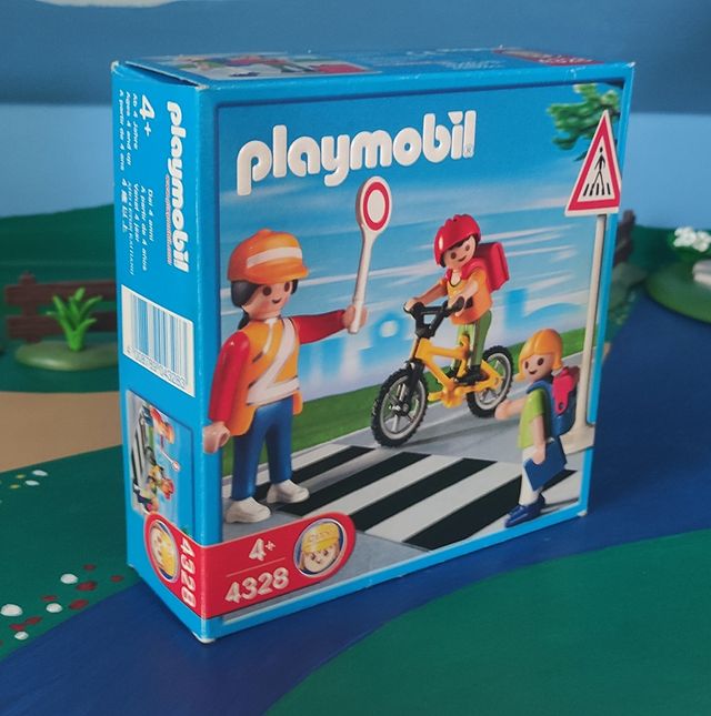 Playmobil 4328. Paso cebra y ciclistas.