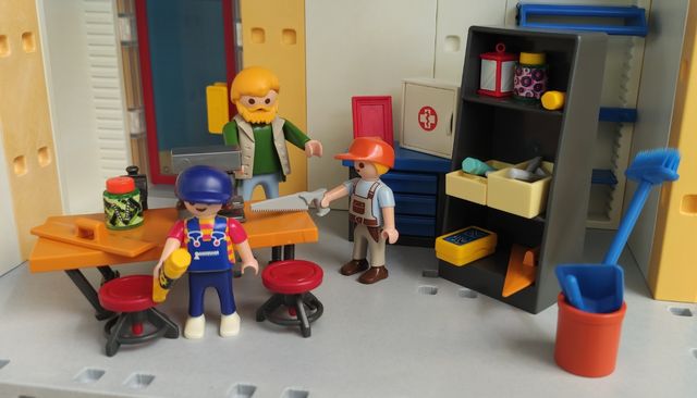 Playmobil 4326. Clase de tecnología.