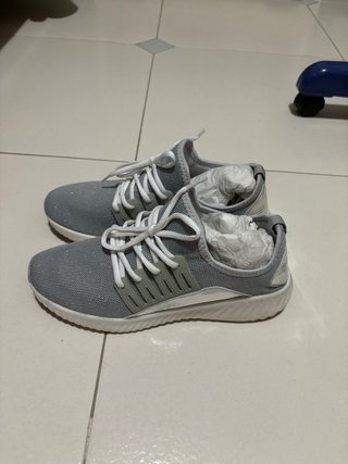 Zapatillas deportivas plata