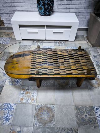 Mesa antigua trillo de nogal