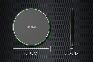 Cargador inalámbrico rápido Qi 12W para móviles