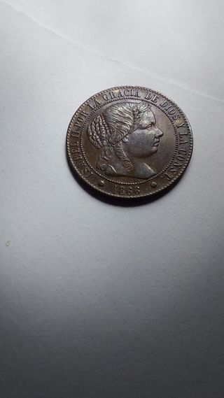 1/2 centimo de escudo 1866 Barcelona 