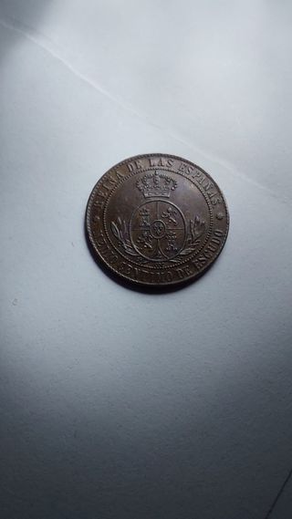 1/2 centimo de escudo 1866 Barcelona 