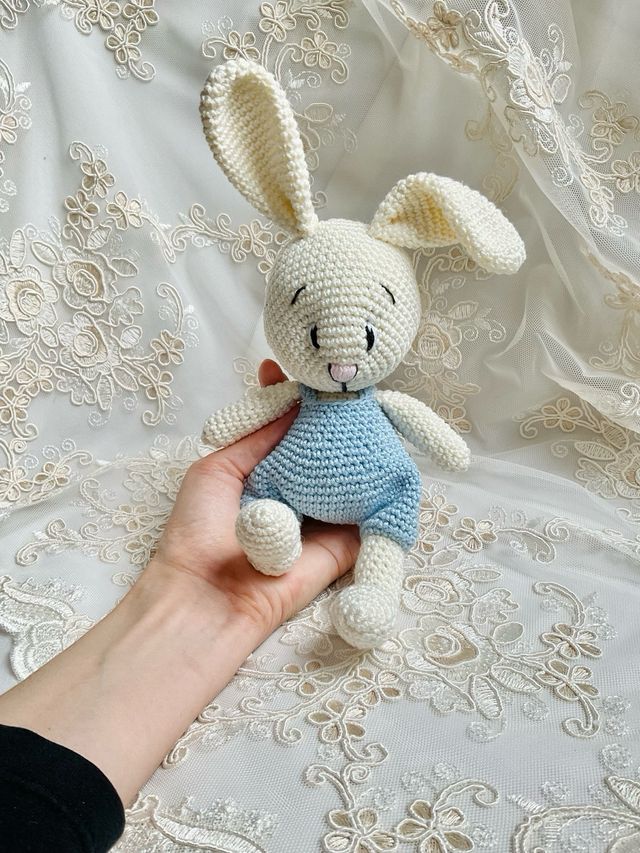 Coniglietto con salopette