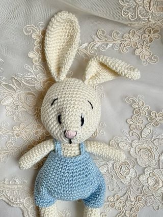 Coniglietto con salopette