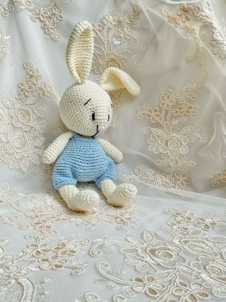 Coniglietto con salopette