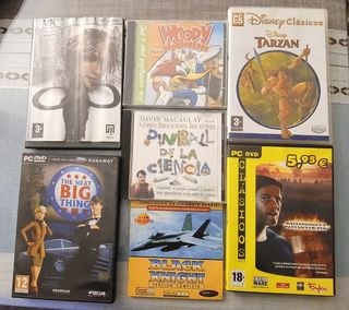 Lote 7 Juegos pc Antiguos