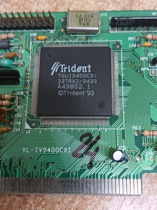 tarjeta grafica, trident tgui9400cxi isa          